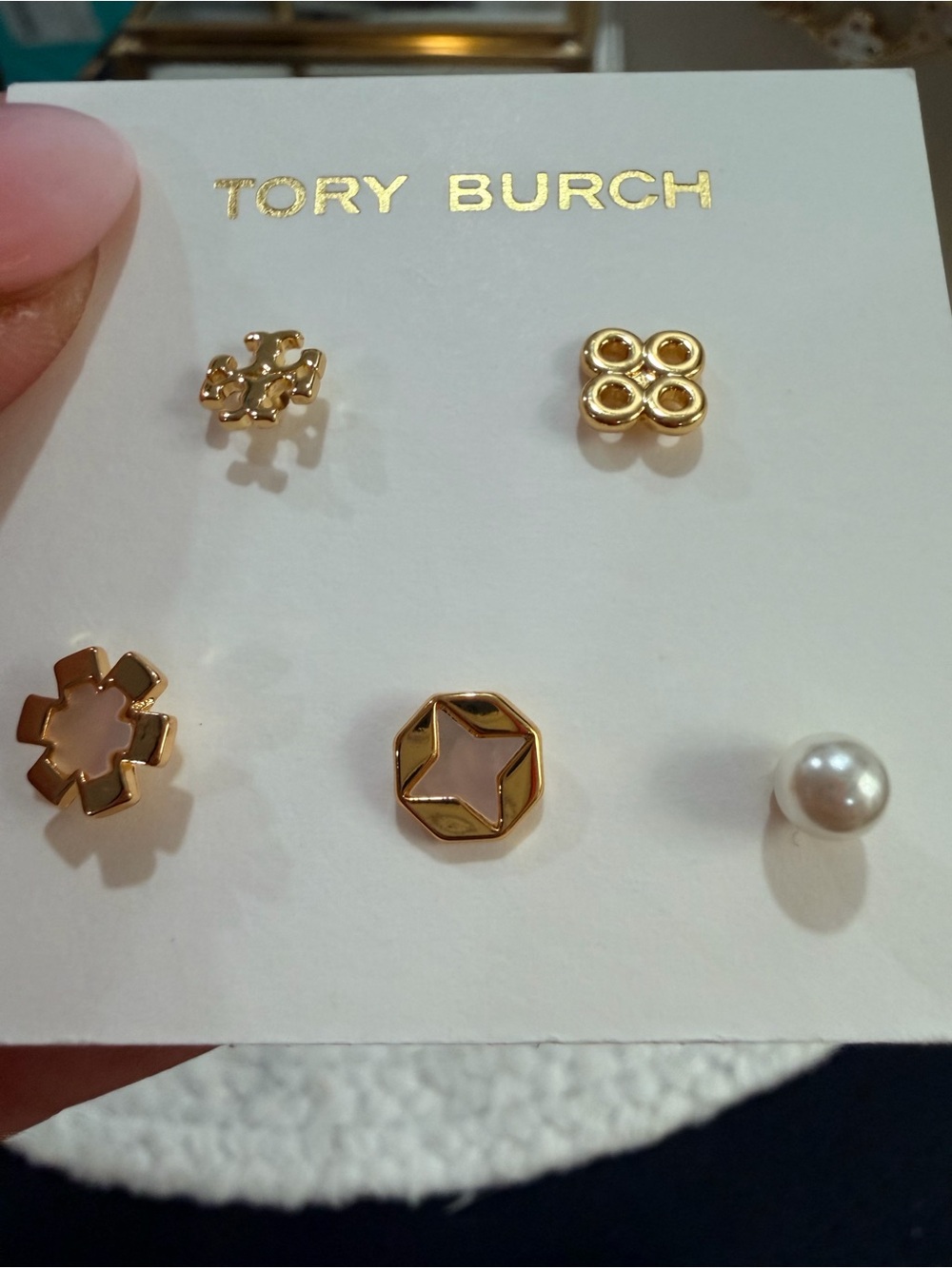 Tory Burch
Kira Clover Stud Earring Set | New - Picture 5 of 9